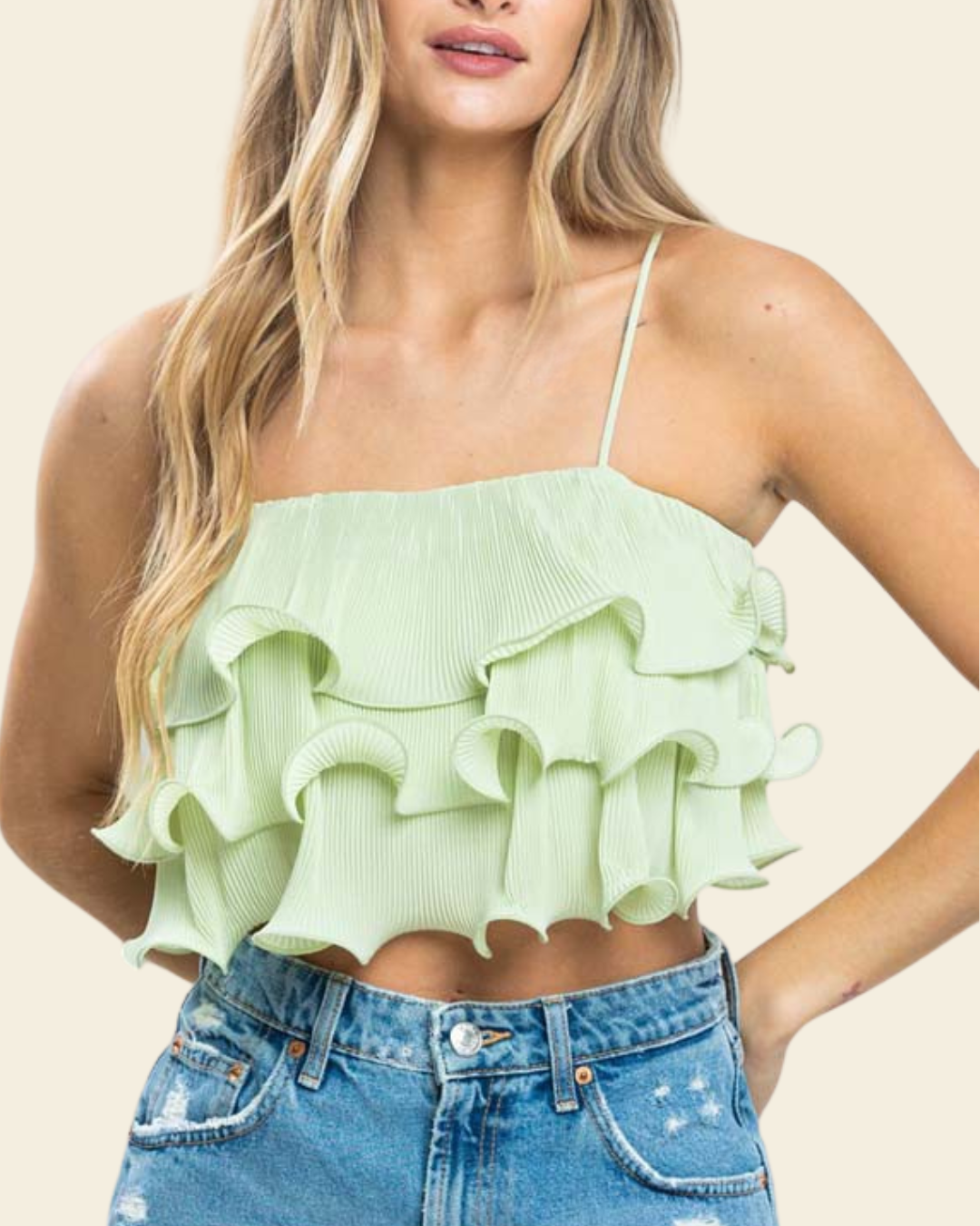 PLEATED TOP