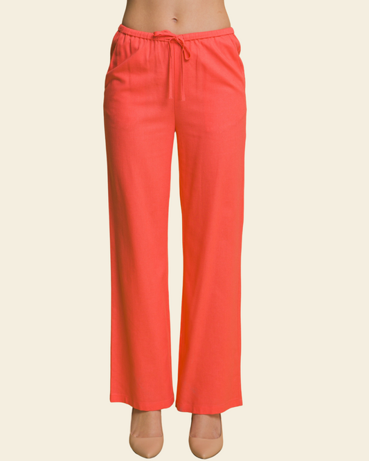 HW LINEN CASUAL PANTS