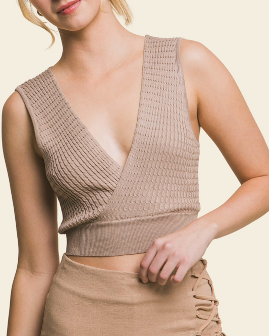 V NECK TANK TOP