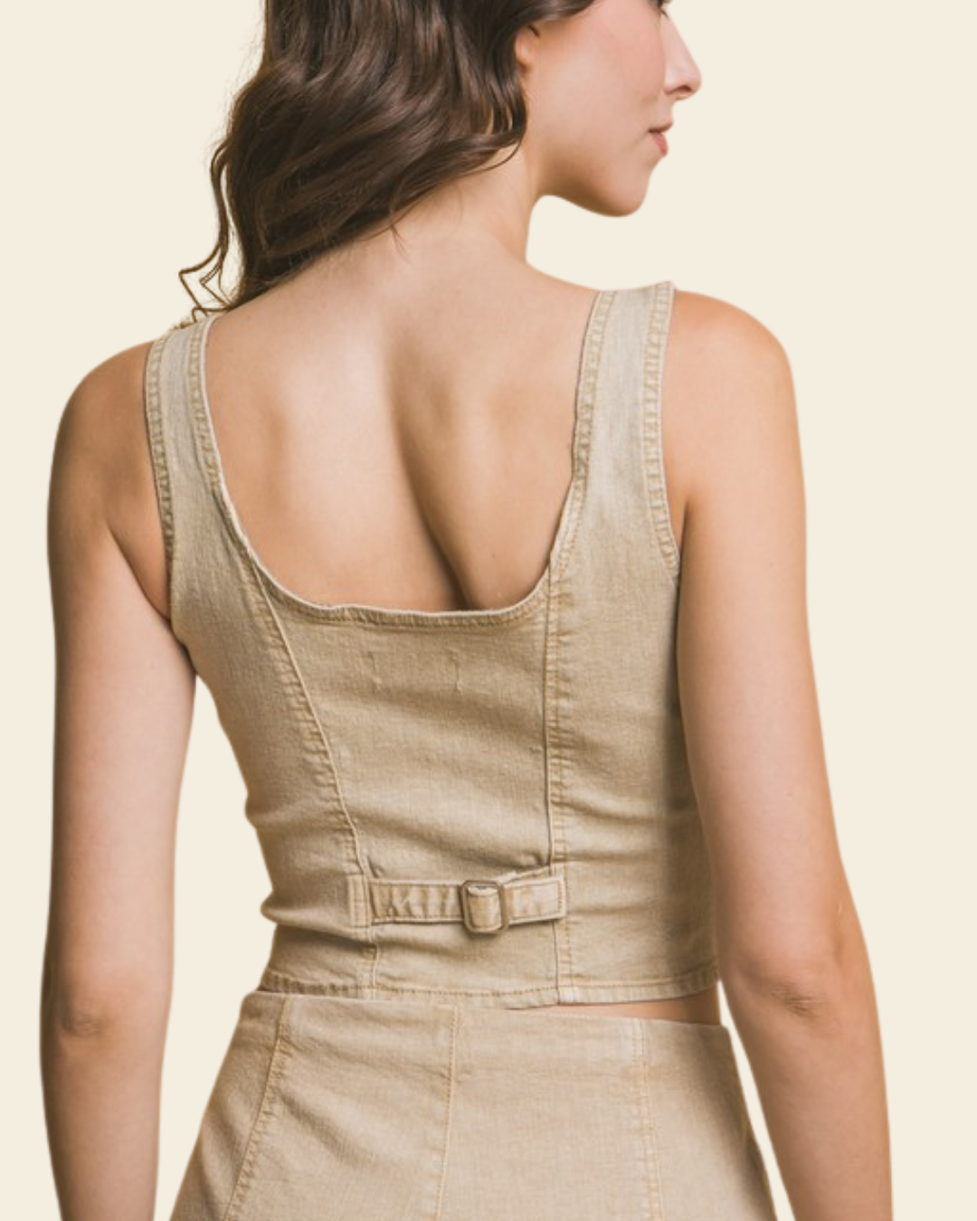 BUTTON DOWN CORSET