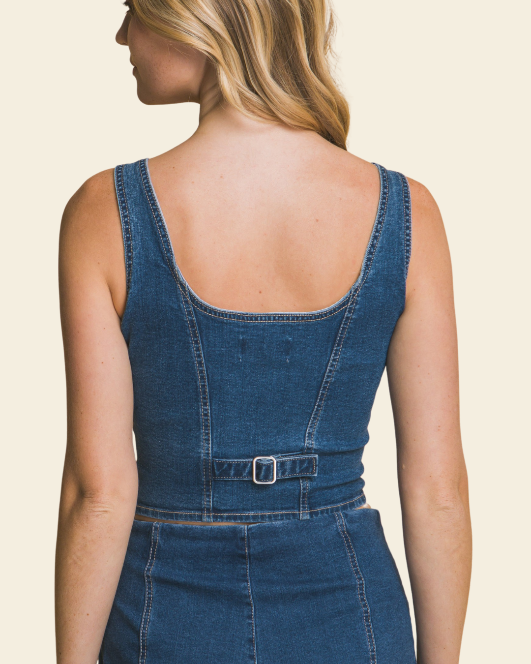 BUTTON DOWN CORSET