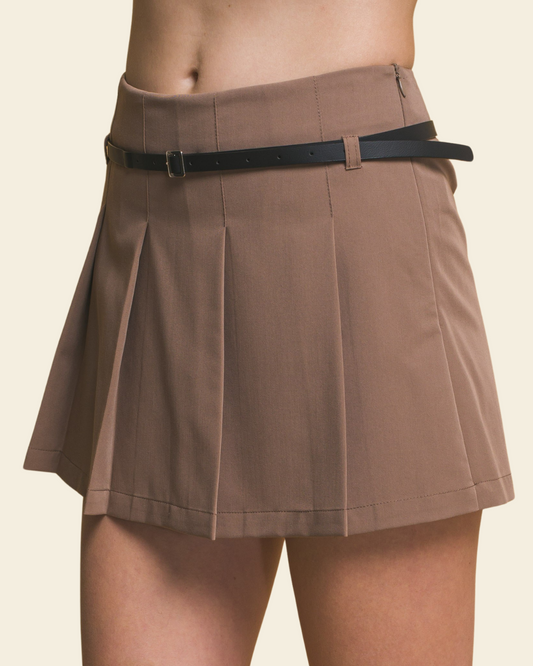 PLEATED SKORT