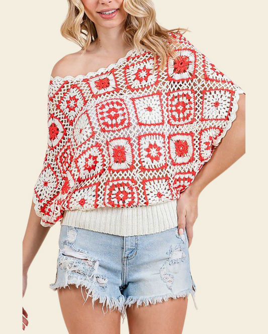 CROCHET SQUARE SWEATER