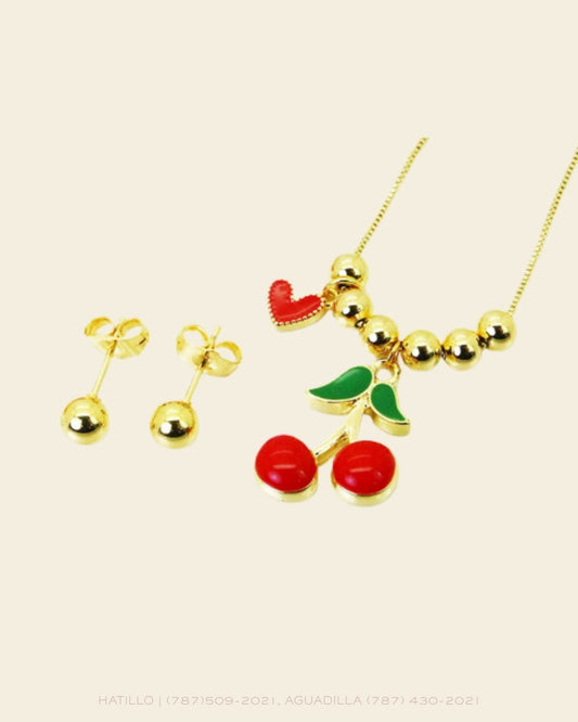 SET CHERRY ANH HEART STEEL