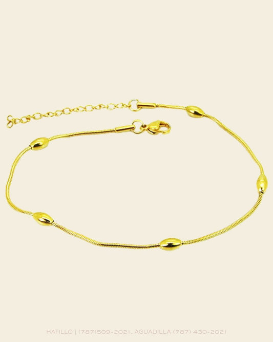 ANKLET GOLD STEEL