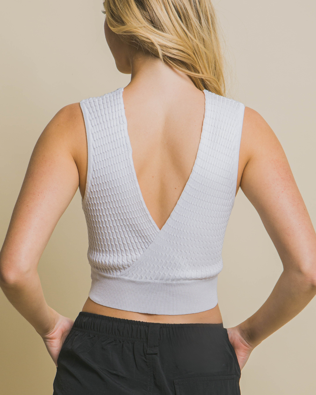 V NECK TANK TOP